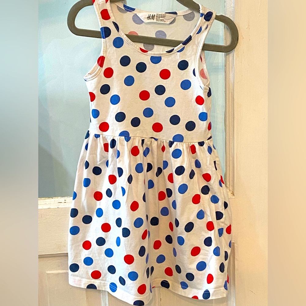 H&M polka dot dress 3-4T